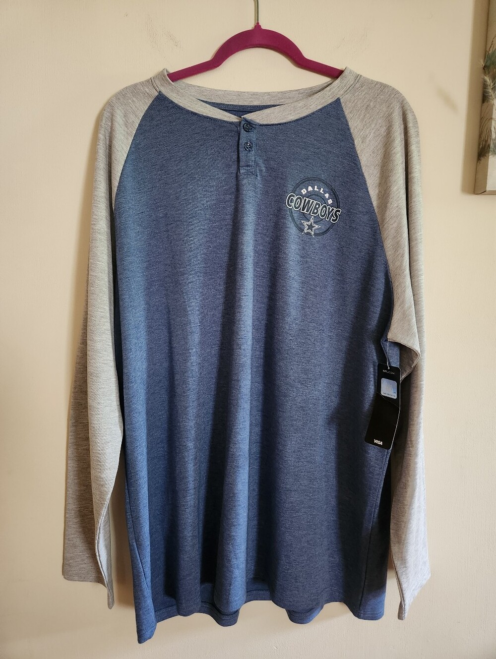 Dallas Cowboys Long Sleeve Top 2XL NWT
